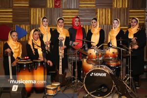تمرین گروه صبا محمدی برای کنسرت 24 اردیبهشت