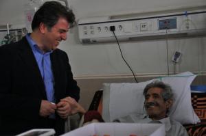 محمدعلی شیرازی در بیمارستان بستری شد